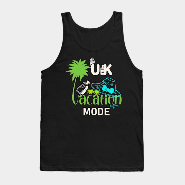 Vacation in UK Tank Top by ArtDesignDE